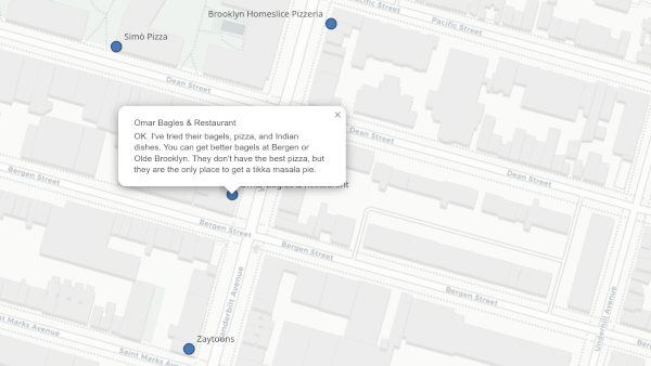 Pizza map: QGIS basics